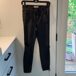 Madewell skinny Jean with perfect knee holes